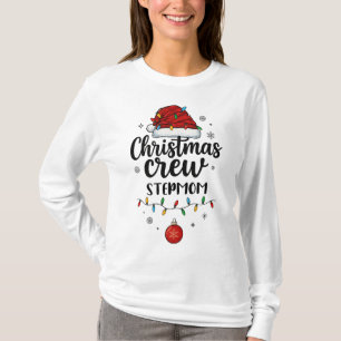 Weihnachts-Crew-Stiefmutter-Santa-Hut passend Chri T-Shirt