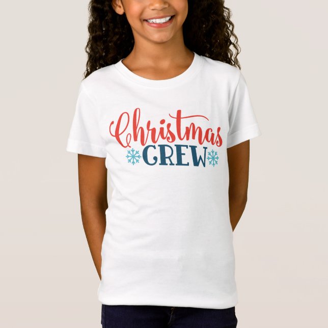 Weihnachts-Crew T - Shirt (Vorderseite)