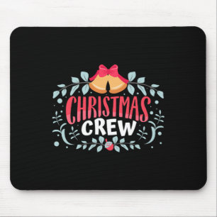 Weihnachts-Crew Weihnachts-Lichter Familie passend Mousepad