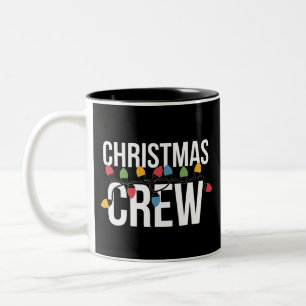 Weihnachts-Crew Weihnachtsfeiertag Zweifarbige Tasse