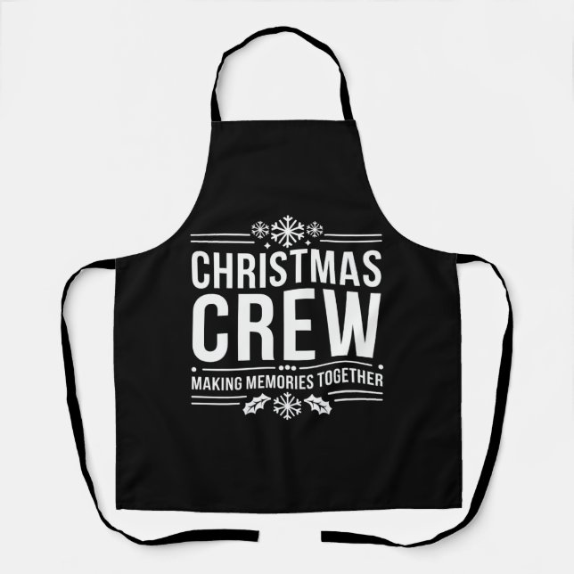 Weihnachts-Crew Wiedersehen Graphic Xmas Holiday Schürze (Vorderseite)