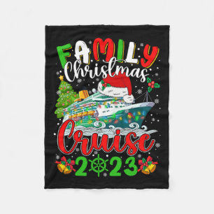 Weihnachts-Cruise Squad 2023 Weihnachten Fleecedecke