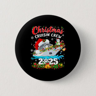 Weihnachts-Cruisin-Crew 2025 passende Familienkreu Button