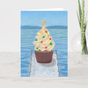 Weihnachts-Cupcake #4 Karte