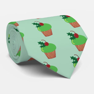 Weihnachts-Cupcake Krawatte