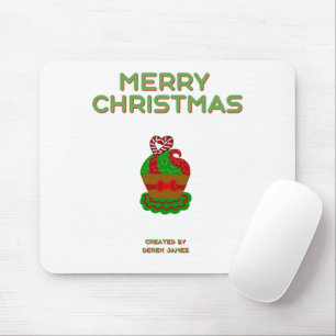 Weihnachts-Cupcake-Mauspad Mousepad
