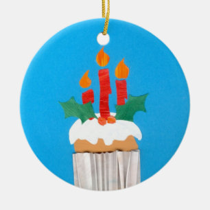 Weihnachts Cupcake Ornament