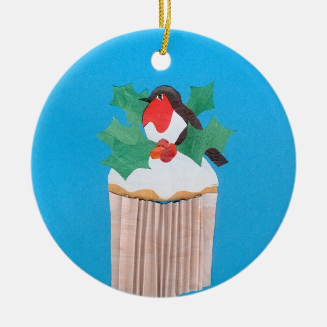 Weihnachts Cupcake Ornament (Vorne)