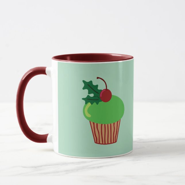 Weihnachts-Cupcake Tasse (Links)