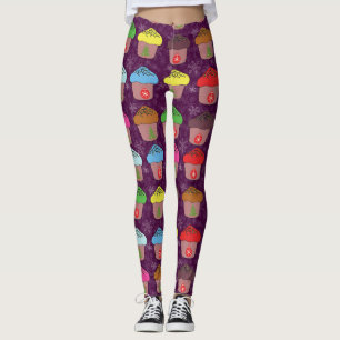 Weihnachts-Cupcakes Leggings