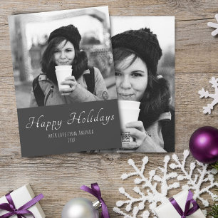 Weihnachts Custom Holiday Two Side Foto Card Feiertagskarte