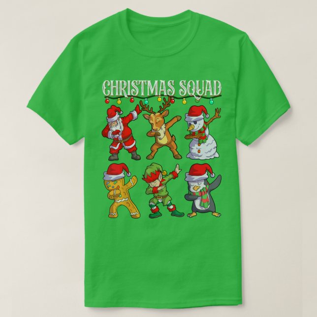 Weihnachts-Dab Santa Friends Matching Family Chris T-Shirt (Design vorne)