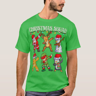 Weihnachts-Dab Santa Friends Matching Family Chris T-Shirt