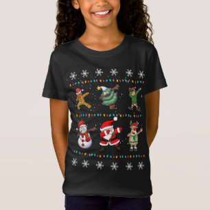 Weihnachts Dabbing Weihnachtselfen Xmas T-Shirt