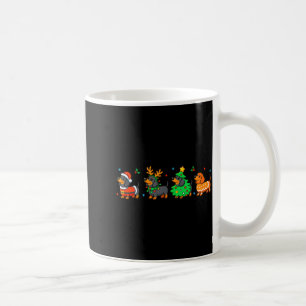 Weihnachts-Dackel-Hund Weenie Fröhliche Woofmas Hu Kaffeetasse
