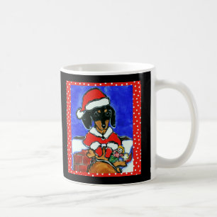 Weihnachts-Dackel Kaffeetasse