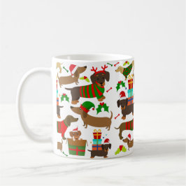 Weihnachts-Dackel Kaffeetasse