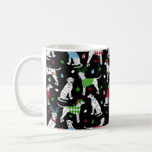 Weihnachts-Dalmatiner-Kaffee-Tasse Kaffeetasse