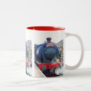 WEIHNACHTS-DAMPFZÜGE ZWEIFARBIGE TASSE
