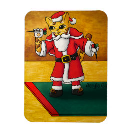 Weihnachts-Darts-Cat-Magnet Magnet