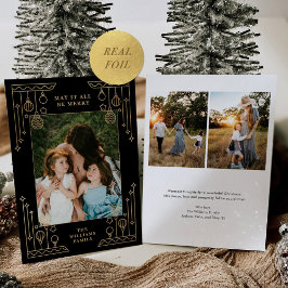 Weihnachts-Deco-Line Foto Folien Feiertagskarte