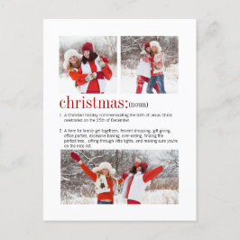 Weihnachts-Definition-3-Foto Feiertagspostkarte