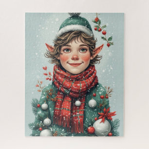 Weihnachts-Dekorations-Elf Puzzle