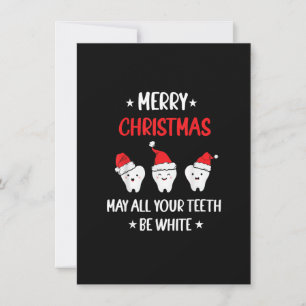 Weihnachts Dental kann alles Ihre Weiß Merry Xm Einladung