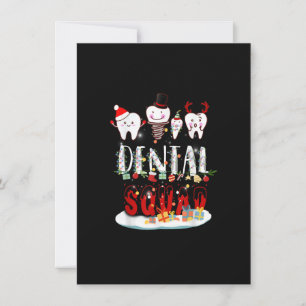 Weihnachts-Dentalquad Funny Lights für Bo Einladung
