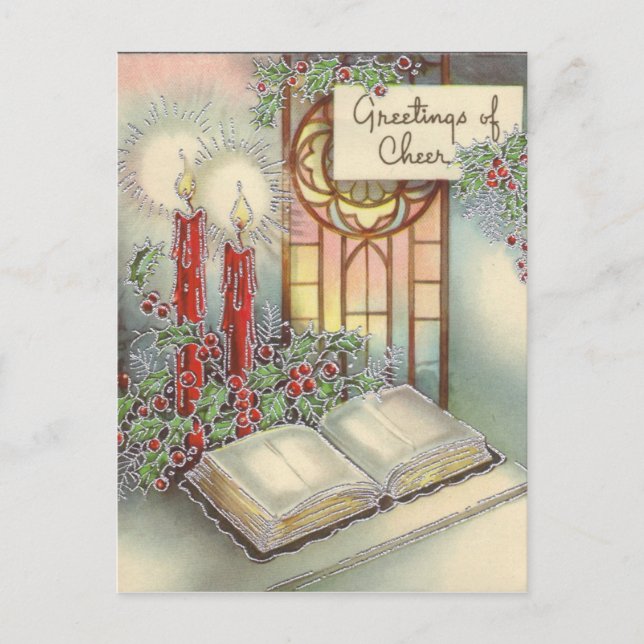 Weihnachts-Design PostCard Feiertagspostkarte (Vorderseite)