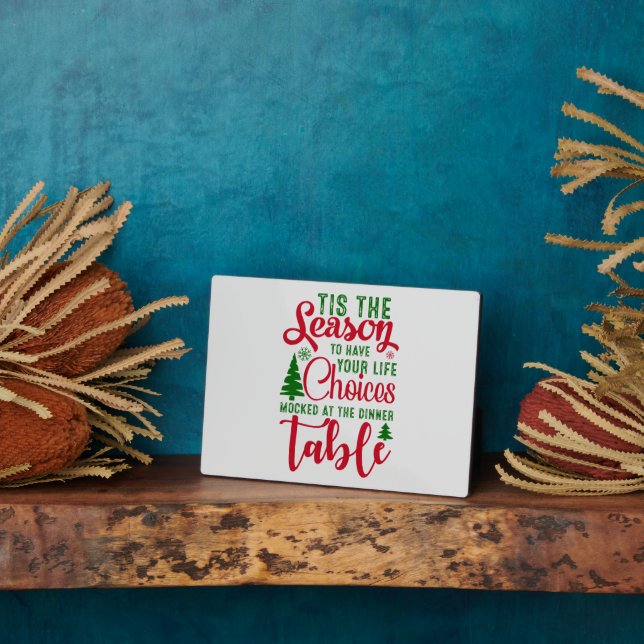 Weihnachts-Designzeit Fotoplatte (Seite)