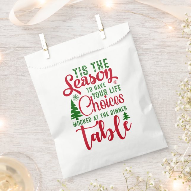 Weihnachts-Designzeit Geschenktütchen (Ausgeschnitten)