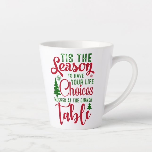 Weihnachts-Designzeit Milchtasse (Rechts)