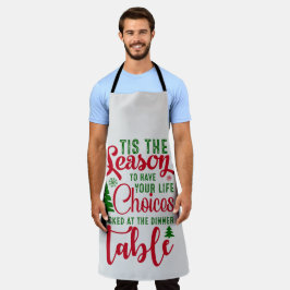 Weihnachts-Designzeit Schürze