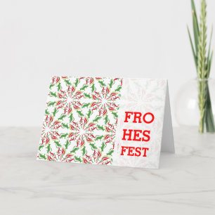 Weihnachts Deutscher Schäferhund Feiertagskarte