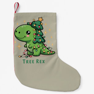 Weihnachts-Dinosaurier-Licht-Party Lustiger Baum R Kleiner Weihnachtsstrumpf