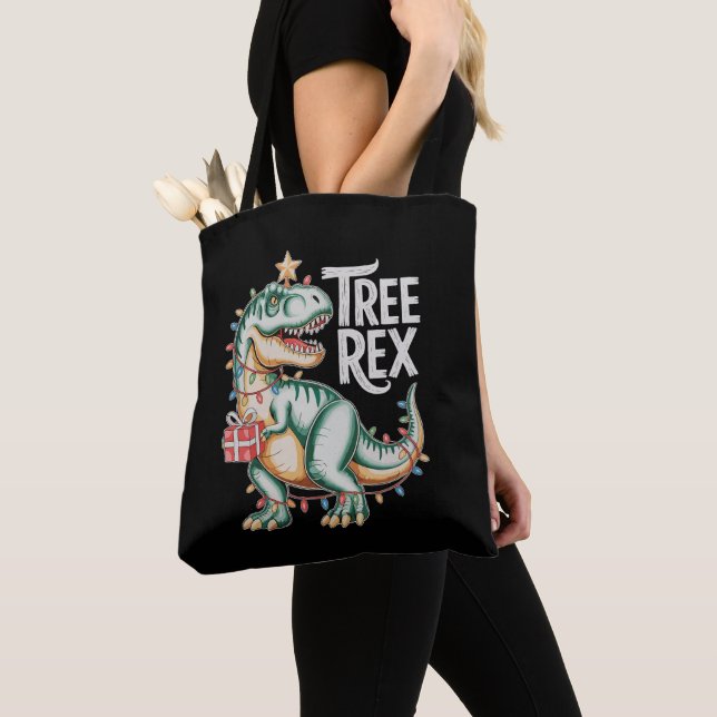 Weihnachts Dinosaurier Tree T Rex Xmas Lights Holi (Von Nahem)