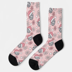 Weihnachts-Diskokugel Socken