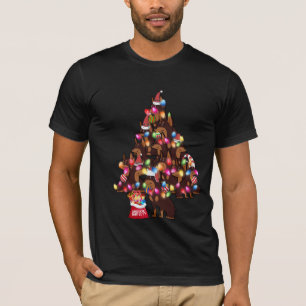 Weihnachts-Dobermann-Hund-Welpe Süß T-Shirt