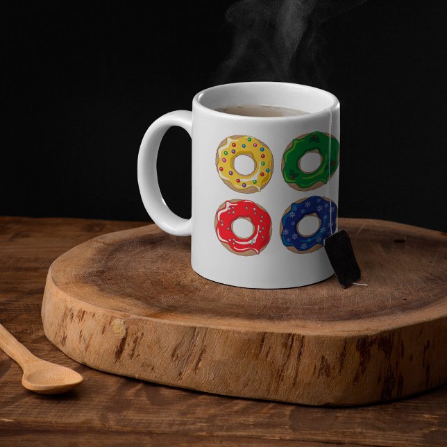 Weihnachts-Donuts-Kaffeetasse Kaffeetasse (Von Creator hochgeladen)