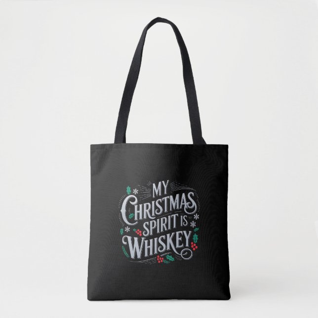 Weihnachts Drink Whiskey Liebhaber Drinker Sprichw (Vorderseite)