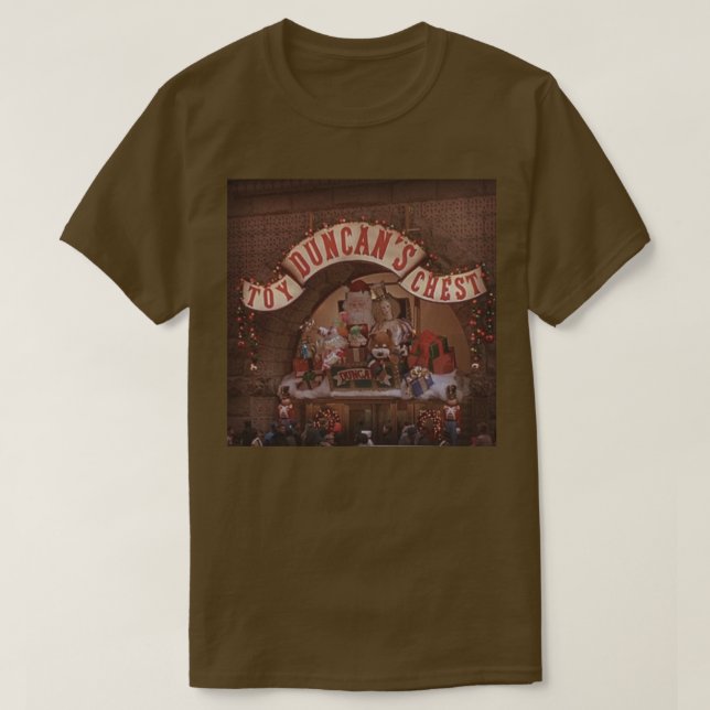 Weihnachts Duncans Toy Chest T-Shirt (Design vorne)