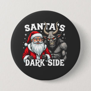 Weihnachts-Dunkle Seite Weihnachtsbäumkrampus Button