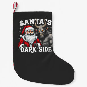 Weihnachts-Dunkle Seite Weihnachtsbäumkrampus Kleiner Weihnachtsstrumpf