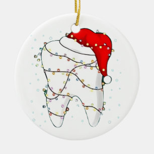 Weihnachts-Dunny-Zahnarzt-Feiertag Keramik Ornament