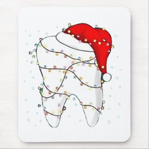 Weihnachts-Dunny-Zahnarzt-Feiertag  Mousepad