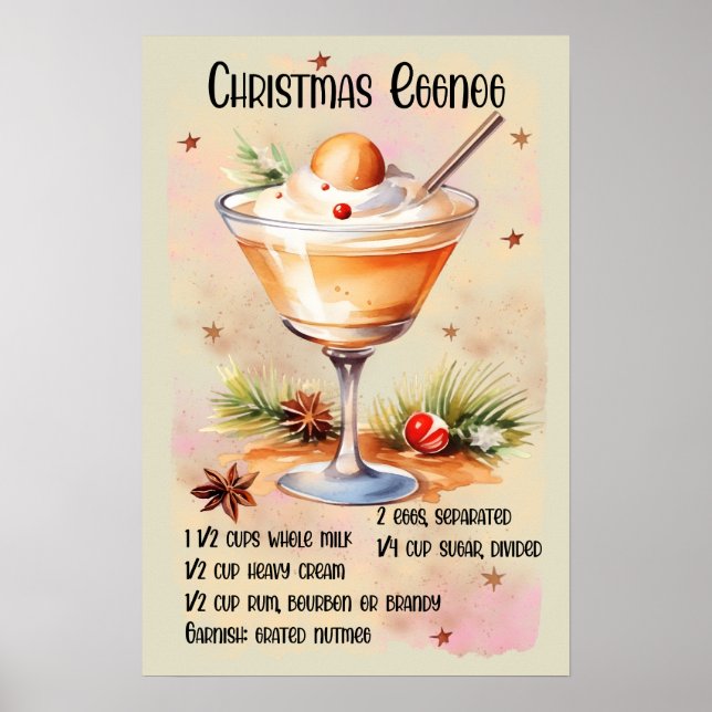 Weihnachts-Egorezept Weihnachten Poster (Vorne)
