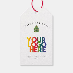 Weihnachts-Einfache Firmenlogos Vintage Weihnachts Geschenkanhänger