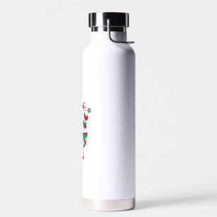 Weihnachts Einhorn Spaß Mädchen Kinder Schneeflock Trinkflasche