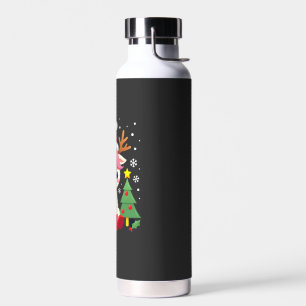 Weihnachts Einhorn Süß Magisches Xmas Kleinkind Mä Trinkflasche